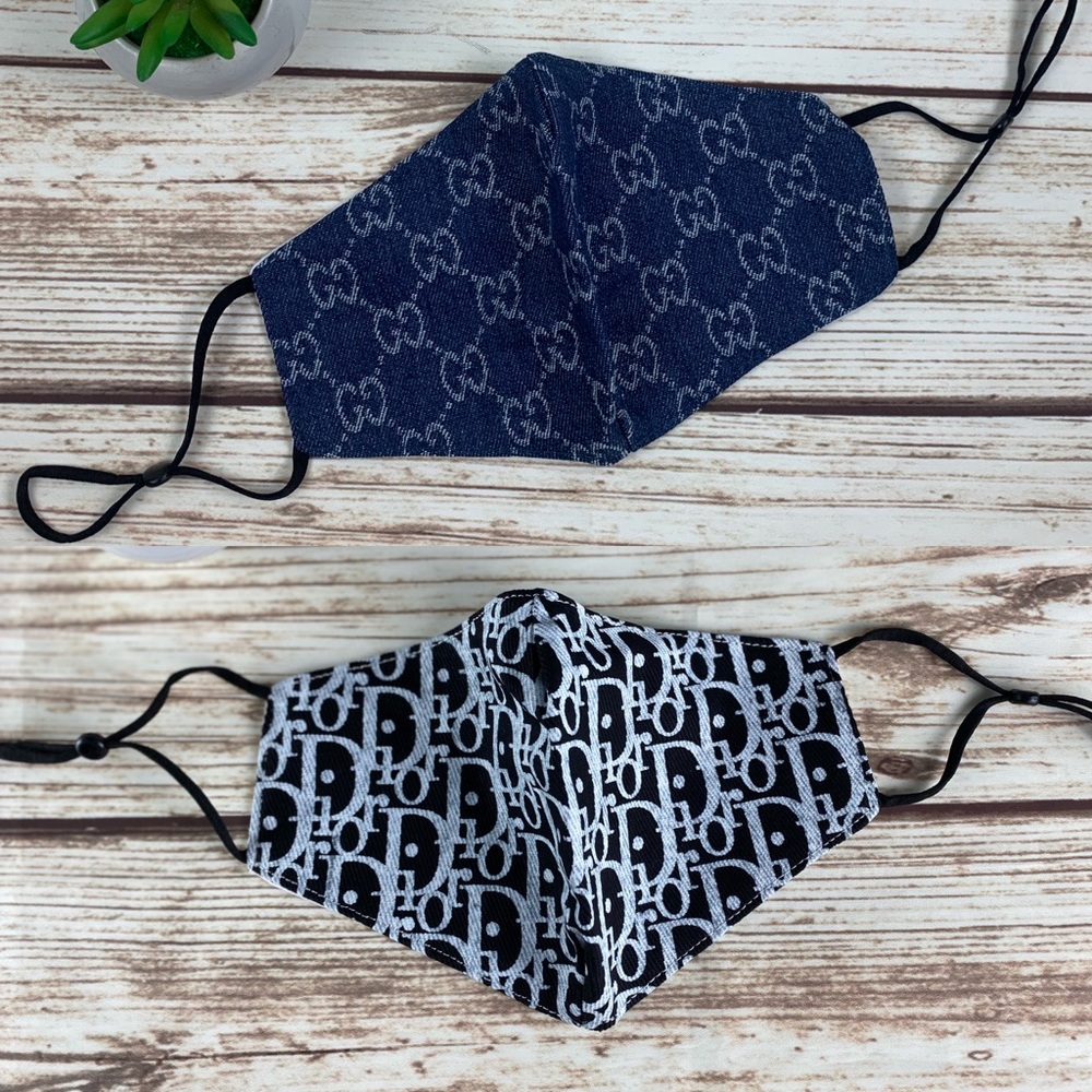 2/$20Reusable denim unisex adjustable face mask